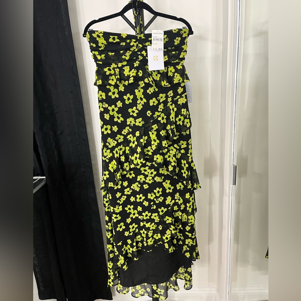 Waye citron flower dress